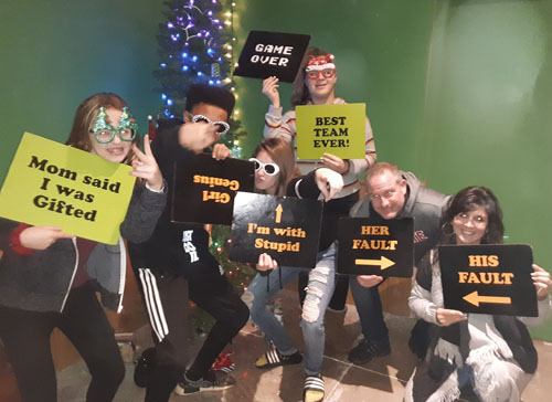 Naughty List Christmas escape room family fun