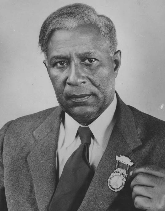 Portrait of Cleveland inventor Garrett Morgan